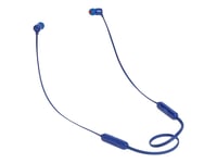 JBL T110BT - Écouteurs avec micro - intra-auriculaire - Bluetooth - sans fil - bleu