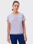 Venice Beach Presley Short Sleeve Sports T-Shirt, Light Purple