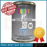 WHITE UNDERCOAT PAINT MATT FINISH QUICK DRYING UNDERCOAT INTERIOR EXTERIOR 300ML