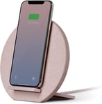 Dock Chargeur Sans Fil - [Qi Certifié] 10w Base Polyvalente Pour Chargement Rapide - Compatible Avec Iphone 11/11 Pro/11 Pro (Rose)[X1758]