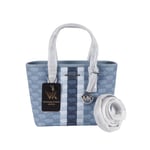 MICHAEL KORS Jet Set Pale Blue 2Way Mini Tote Designer sac à bandoulière OP :...