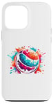 Coque pour iPhone 13 Pro Max Splash Art Dodge Ball Dodgeball Player