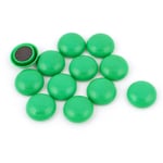 Home Office Round Green Blackboard Fridge Magnetic Stickers 12Pcs