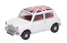 Oxford Diecast - Austin Mini Cooper White Union Jack Die-cast Model - 76MN011