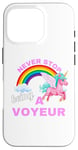 iPhone 16 Pro Fun Graphic-Never Stop Being A Voyeur Case