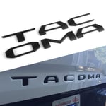 WQSNUB Auto hayon Lettres emblème Couverture Autocollant Voiture Tuning, pour Toyota Tacoma 2016-2020 Coffre arrière Logo Plaque signalétique Garniture décor décalcomanies