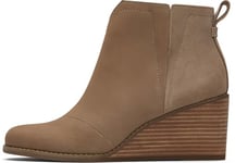 TOMS Femme Clare Bottine, Dune Nubuck Cuir Daim, 35.5 EU