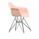 Vitra - Eames Plastic Armchair DAR - 41 Pale Rose - Basic Dark Base - Charles & Ray Eames - Rosa - Metall/Plast