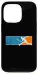 Coque pour iPhone 13 Pro Joueur de squash rapide avec raquette de tennis