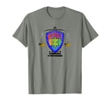 Checks & Balances Autism Disability Rights Awareness T-Shirt