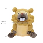 Plushleksaker Fit Bidoof Mjuka Stoppade Leksaker Japan Film Anime Bidoof Bibarel Dockor Söta Jul Födelsedag Barnpresenter 13cm Bidoof