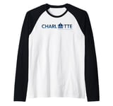 Charlotte Mecklenburg County NC Queen City CLT The QC Gifts Raglan Baseball Tee