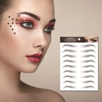 Tattoo Eyebrow Stickers Hair Like Peel Off 6D Waterproof Semi Permanent Eyeb TOU