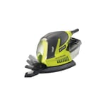 Ponceuse triangulaire - RYOBI - 100 W - 12 000 osc/min - 169 x 100 mm - Avec sac de transport + 20 abrasifs