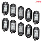 10 ST Varningsljus LED Diod Light Trailer Truck LED Vit