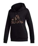 adidas Holiday Hood W Sweatshirt, Women, Black, 2XL