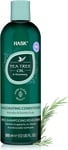 HASK Invigorating TEA TREE OIL Conditioner, thickening for all hair types, colo