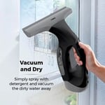 Tower Cordless Window Cleaner with Rechargeable li-Ion Battery 20W Platinum Blak