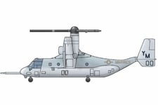 TRU06258 - Trumpeter 1:350 - Bell-Boeing MV-22 Osprey (6 pcs)