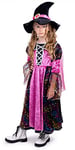 Dress Up America Witch Costume For Kids - Little Girl Deluxe Witch Dress Kids - Role Play Costume For Kids