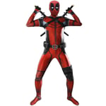 Deadpool Kostym Cosplay Barn Vuxen Dräkt Anime Superhjälte Cosplay Dödsväktare Anime Vuxen Service Leotard Hattar Tillbehör Anime 3PCS L