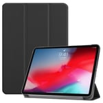 Etui nouvel Apple iPad Pro 11 2021 M1 4G/LTE - 5G Smartcover pliable noir avec stand - Housse coque de protection New IPad PRO 11 pouces 2021 M1 - Accessoires tablette pochette XEPTIO : Exceptional Smart case !