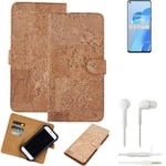 FOR OnePlus 9RT SMARTPHONE CASE COVER WALLETCASE CORK