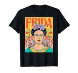 Frida Kahlo - Frida Floral Portrait T-Shirt