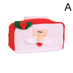 Christmas Tissue Box Cover Holder Car Paper Santa Claus Xmas Snowman