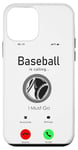 iPhone 12 mini Baseball Fan Phone Display Baseball Is Calling I Must Go Case