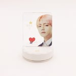 BTS Bangtan Boys LED Night Light Board 7 printed medlemsfoto present till flicka Heminredning V