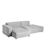 Mags Soft Low 2,5 Seater Combination 3 Left - Light Grey Stitching - Cat.1 - Linara 311 Fog