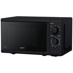 Manual Microwave, 800 W,  20 Litre, 35 Minute Timer, Black, Igenix IGM0820B