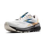 Brooks Homme Adrenaline GTS 23 GTX Sneaker, Pleurotes Champignons/Orange/Bleu, 47.5 EU