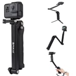 GoPro Hero 7/6/5/4/3 - PULUZ Selfiestick Justerbar & Tripod