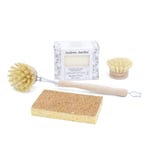 Andrée Jardin - Natural Dishwashing Set Mint/Lemon - Städartiklar