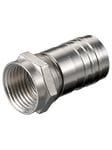 Crimp F plug connector 8.0 mm