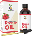 Rosehip Oil 120ml Rose Hip Seed Oil - 100% cold pressed, vegan - anti-aging oil