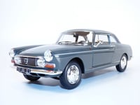 PEUGEOT 404 coupé gris graphite 1/18