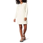 Amazon Essentials Robe-Pull Henley en Maille (Disponible en Grandes Tailles) Femme, Coquille D’œuf, S