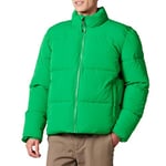 Amazon Essentials Doudoune Épaisse à Col Montant (Disponible en Grandes Tailles) Homme, Vert, S