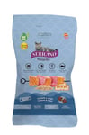 Aime Mediterranean - Snacks Chat Serrano Saumon - Nourriture pour Chat Appétente - Friandise pour Chat Anti Hairball - Prévention des Boules de Poils - Nourriture Chat Petite et Moelleuse - 50G