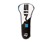 TAYLORMADE 2021 Golf SIM2 Fairway Wood Head Cover Black/White/Blue/Lime Neon