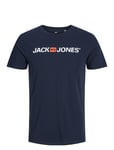 Jack & J S Jjecorp Old Logo Tee Ss O-Neck Noos Marinblå