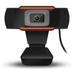 Bigbutterfly Webcam 720P avec appel multijoueur, caméra d'ordinateur réglable USB Plug and Play Web Cam pour appels vidéo et enregistrement, compatible avec ordinateur portable Windows, écran LCD