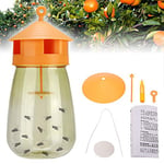 iloving Portable Réutilisable Bouteille Insecte Antiparasitaire Nouveau Parfum Extérieur Attirer Fruits Mouche Attrape Piège Jardin Patio Plante Outil