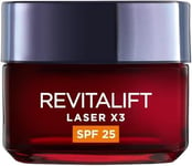 L'Oréal Paris Crème Visage Jour Revitalift Laser X3, Action Anti-rides Et Anti