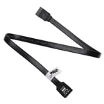 2x SATA Cable Straight - Straight for Hard Drive - with Clip, 40 cm