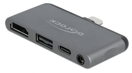 Delock Mini USB-C HDMI hub 4K/60 Hz