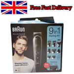 Braun All-in-One Trimmer 5,  9-in-1 Styling Kit Beard Trimmer, (Damaged Box)